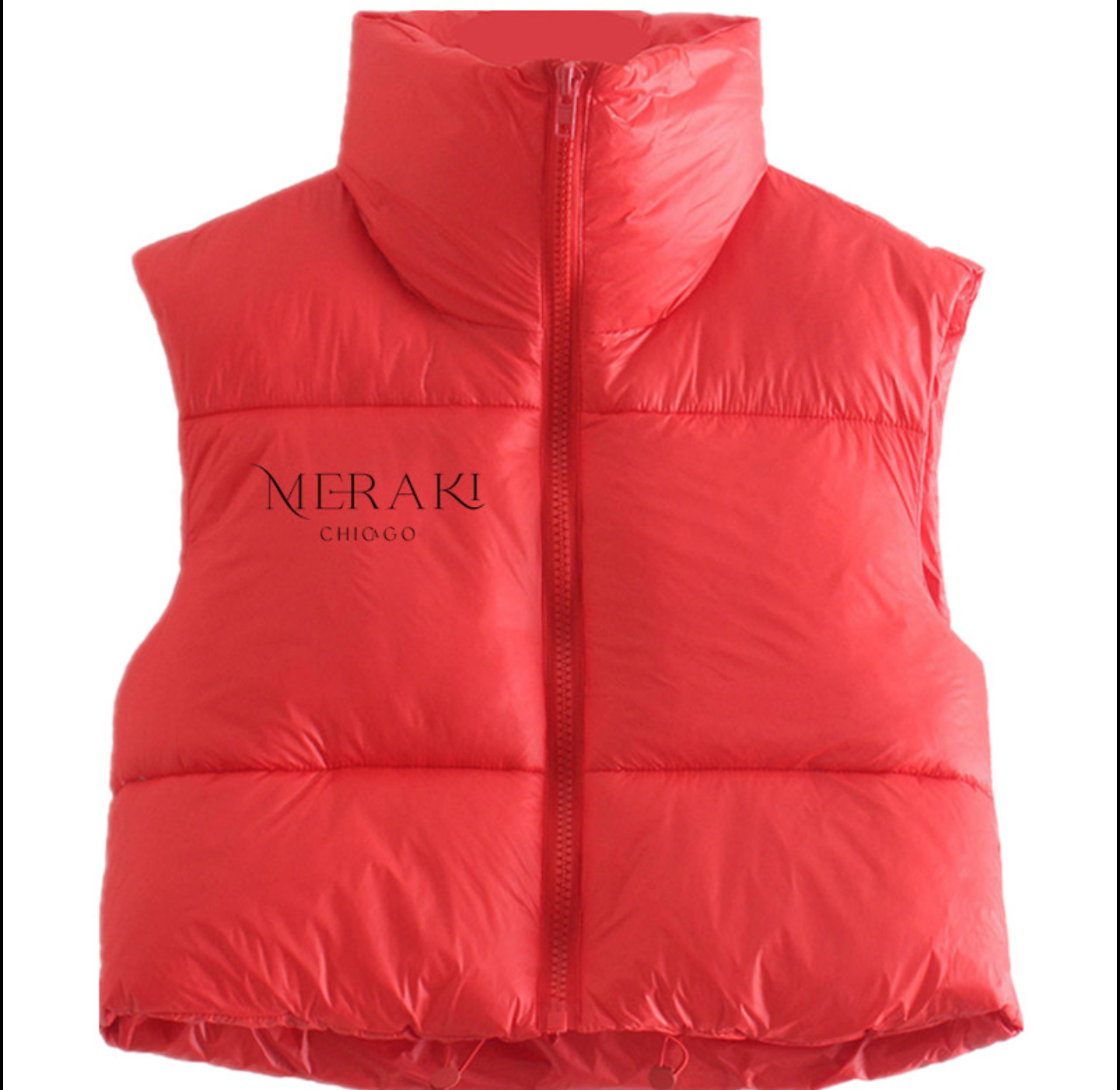 Chi Cropped Puffer Vest